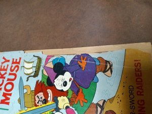 Mickey Mouse Five Issue Silver Bronze Age Comics Lot Run Set Collection Dell... 