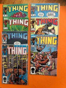 THE THING  [LOT OF 7 ]  #'s 20-26 MARVEL 1983 - 1986 /VF+/ NM / NEWSSTANDS