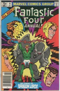 Fantastic Four Annual #16 (1962) - 8.0 VF *Dragon Man/Ditko Cover*