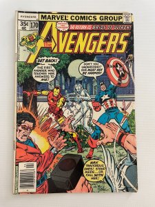 Avengers # 170 FN Maevel Comic Book Hulk Thor Captain America Iron Man 5 J245