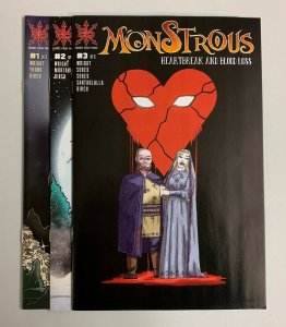 Monstrous Heartbreak And Blood Loss #1-3 Set Source Point Press 2021 9.0+ 