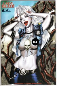 2022 Lady Death: Enchantments Ryan Kincaid Naughty Stranger Edition #1 Signed