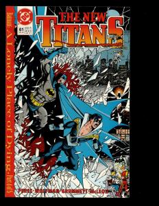 Lot Of 12 New Titans DC Comics # 56 57 58 59 60 61 63 64 65 66 67 68 Batman JF7