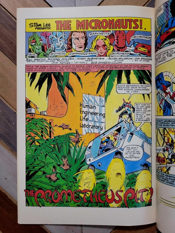 Micronauts Special Edition #2 Marvel 1984 M. Golden, Butch Guice Wrap Cover 6.5