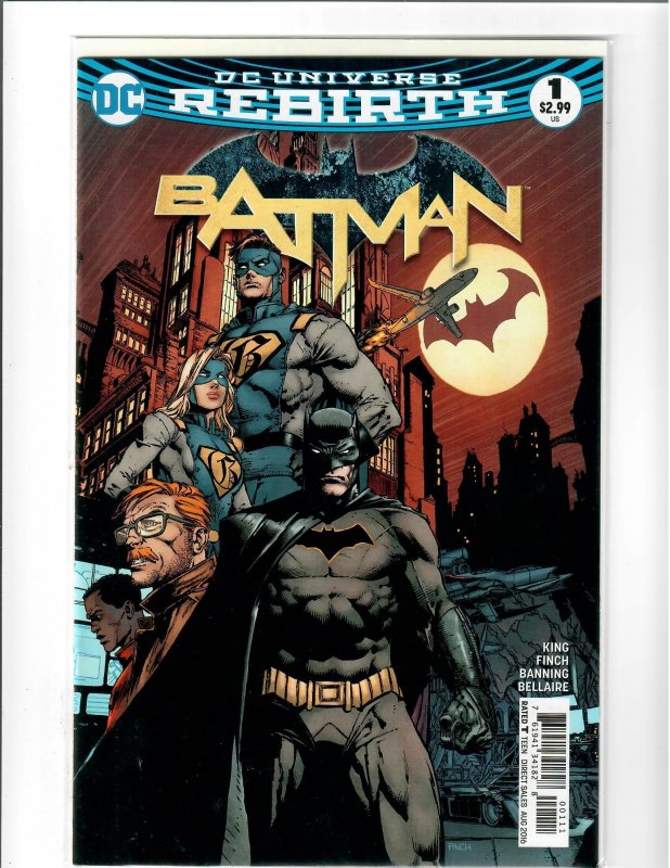 Batman #1 David Finch Cover (2016)