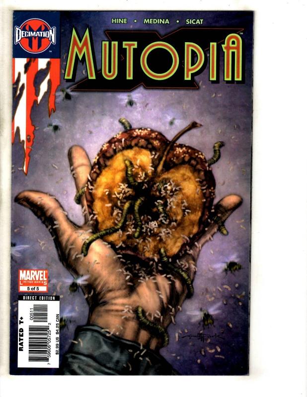 Lot Of 8 Marvel Comics Mutopia # 2 3 4 5 + Mys-Tech Wars # 1 2 3 4 CR44