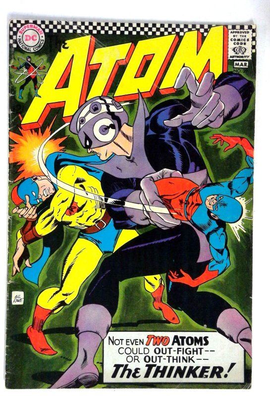 Atom #10 The Thinker Gardner Fox Gil Kane DC (1964) VG