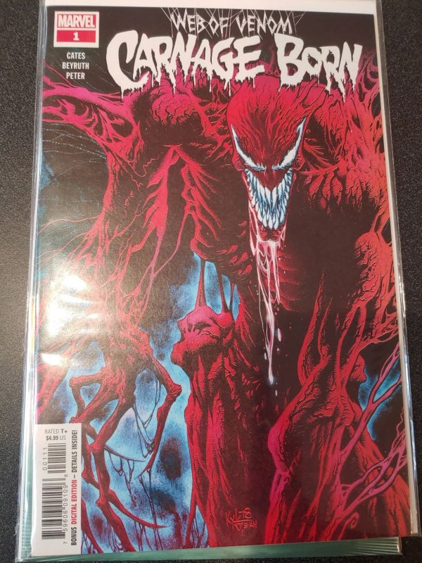 WEB OF VENOM CARNAGE BORN #1 HOT BOOK!