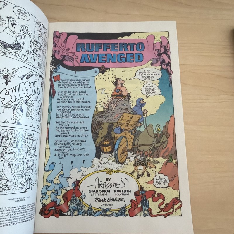 Groo The Wanderer #112 Marvel Epic Comics (May, 1994) 9.2 NM- White Pages