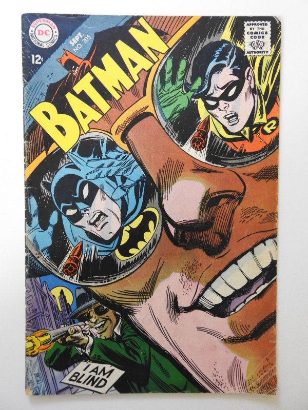 Batman #205 (1968) VG Condition