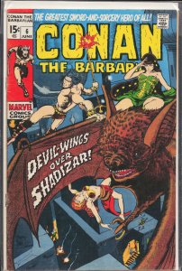 Conan the Barbarian #6 (1971) Conan