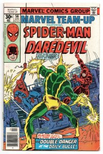 Marvel Team Up #56 VINTAGE 1977 Marvel Comics Spider-Man Daredevil Electro