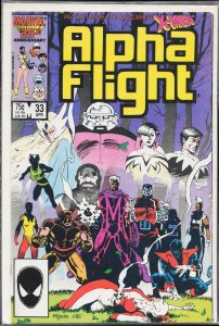 Alpha Flight #33 (1986) Alpha Flight [Key Issue]