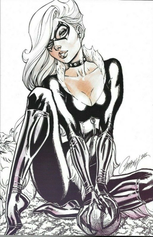 Amazing Spider-Man #14 J.Scott Campbell Variant G BLACK CAT SKETCH NM