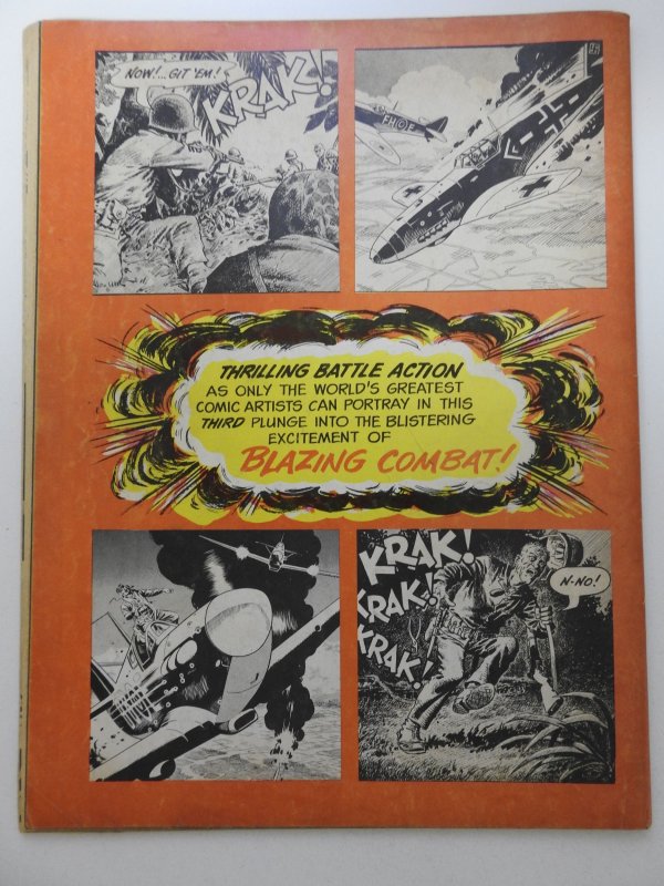 Blazing Combat #3 (1966) Solid VG- Condition!