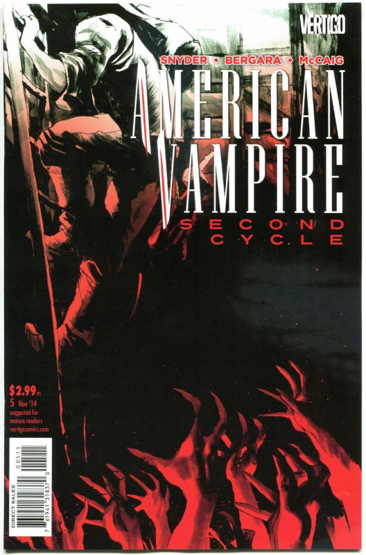 AMERICAN VAMPIRE Second Cycle #5, NM, Vertigo, 2014, 1st printing, more in store