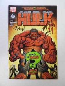 Hulk #1 Hero Initiative Variant Cover (2008) signed by Loeb and McGuinness VF-