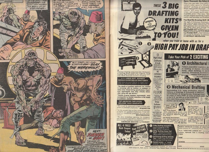 Werewolf By Night #  13  1st Appearance of Topaz