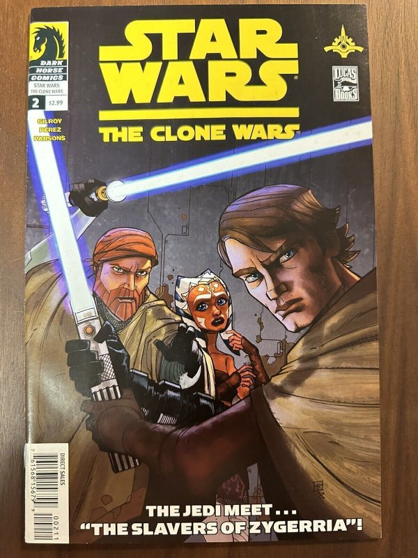 Star Wars Clone Wars #2 VF/NM 2nd app Ahsoka Tano in Comic (Dark Horse 2008)