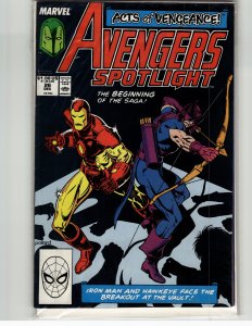 Avengers Spotlight #26 (1989) Hawkeye