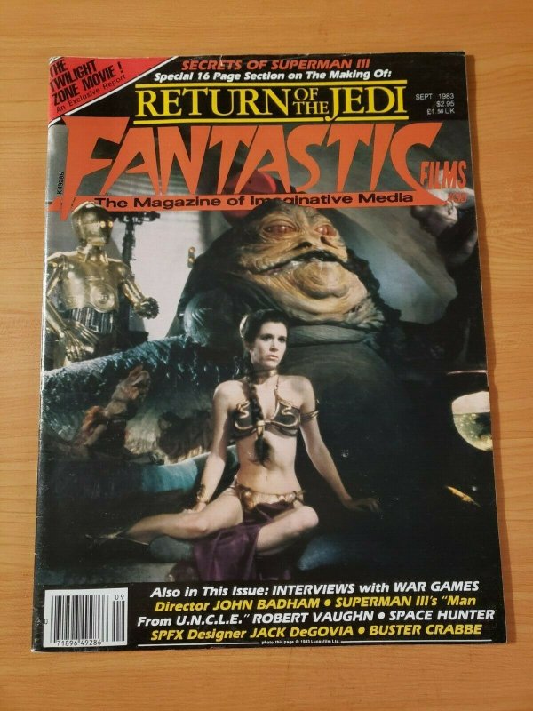 Fantastic Films Magazine #35 ~ VERY FINE VF ~ Sept. 1983 Star Wars Slave Leia!