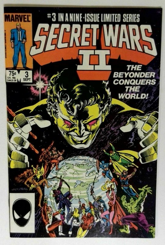 Secret Wars II #3 Marvel 1985 NM VAMPIRE Horror and Sci-Fi Comic Book