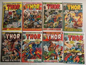Mighty Thor lot #194-234 Marvel 1st Series (average 4.5 VG+) 27 diff (1971-'75)