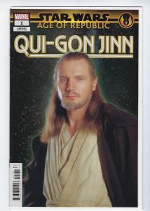 Star Wars Age of Republic Qui-Gon Jinn #1 (20196) NM 1:10 Photo Variant Marvel