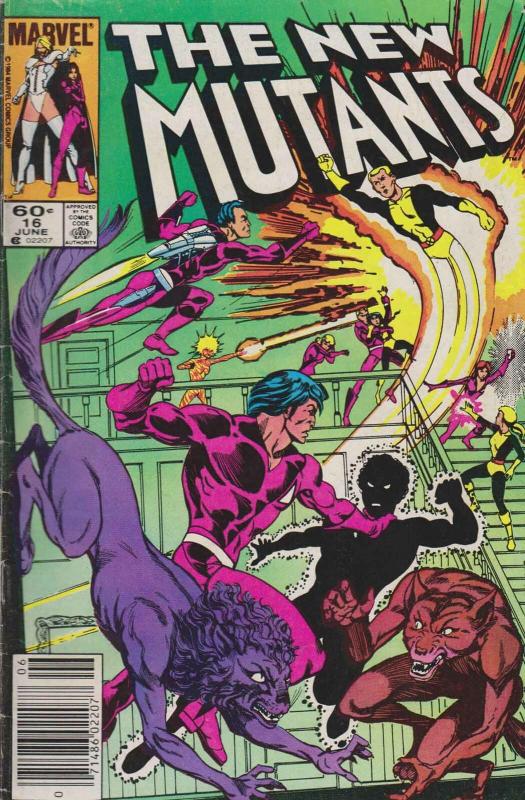 New Mutants, The #16 (Mark Jewelers) VG; Marvel | low grade comic - save on ship