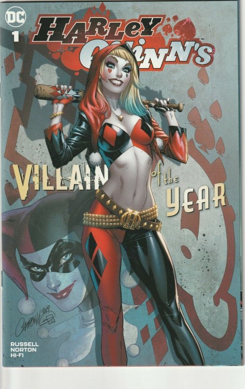 Harley Quinns Villain Of The Year  1 Campbell Variant Cover A NM DC B3