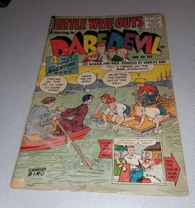 Daredevil #124 golden age 1955 Rafting Cover & Story Lev Gleason Tony DiPreta