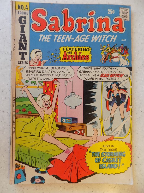 GIANT SABRINA THE TEEN AGE WITCH # 4