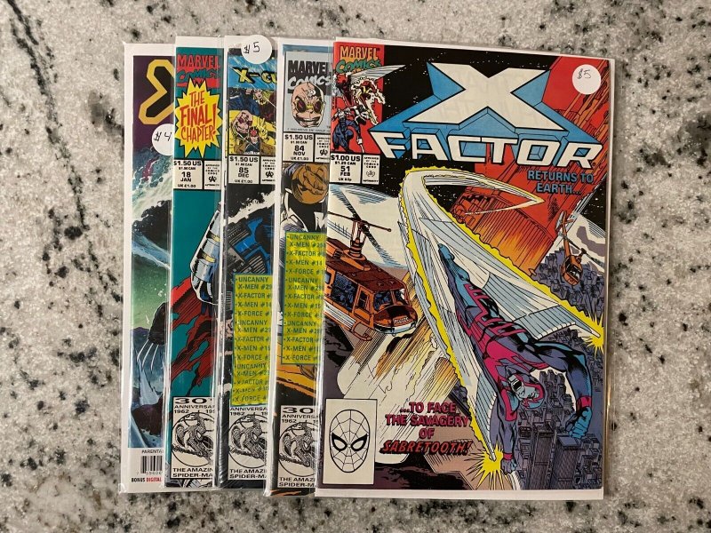 5 Marvel Comic Books X-Factor 51 84 85 + X-Force # 18 25 NM 1st Prints 56 J801 