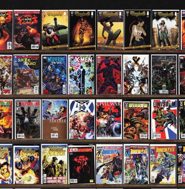 Huge Lot 150+ Comics with New Avengers, Ghost Rider, Uncanny X-Men & More!