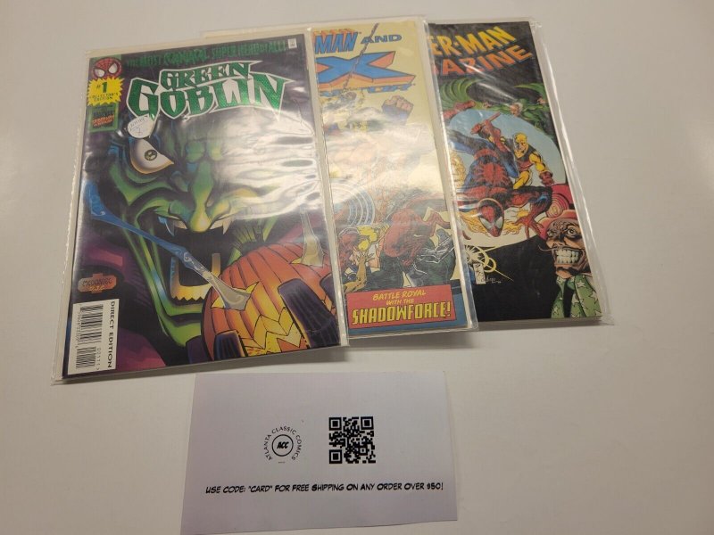 3 Spider-Man Megazine #1 + Spider-Man X-Factor #2 + Green Goblin #1 33 SM2