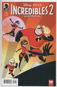 The INCREDIBLES 2 Secret Identities #2 B, NM, Disney Pixar, Dark Horse, 2019,