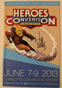 Heroes Convention Charlotte Program 2013 Lee Weeks Cover Signed By Lee Weeks HTF