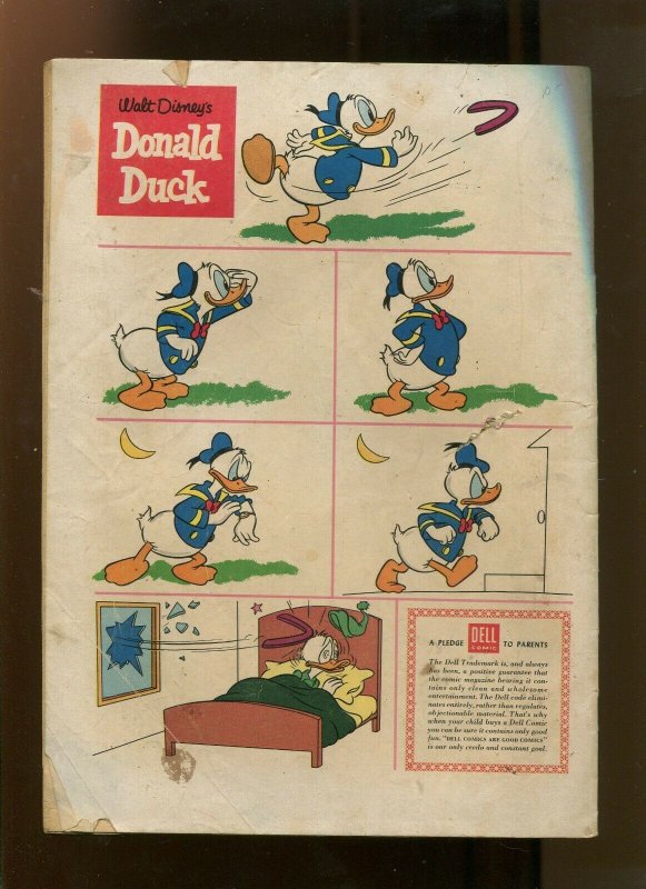 WALT DISNEYS DONALD DUCK #46 (4.5) CAKE COVER 1956