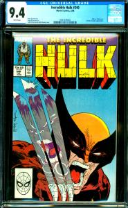 Incredible Hulk #340 CGC Graded 9.4 Hulk vs. Wolverine