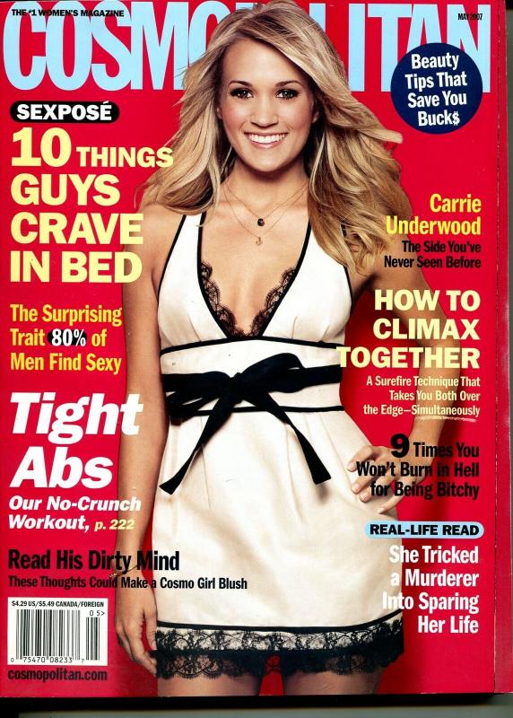 Cosmopolitan 3/2007-Carrie Underwood-#1 Woman's Magazine-FN/VF