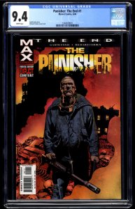 Punisher: The End #1 CGC NM 9.4 White Pages