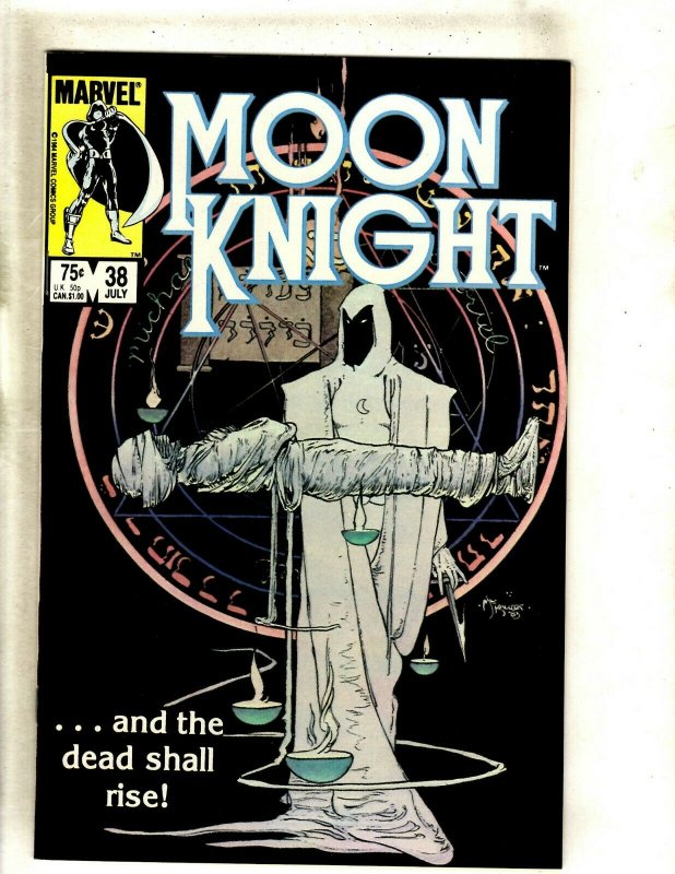 Lot Of 8 Moon Knight Marvel Comic Books # 31 32 33 34 35 36 37 38 HJ9