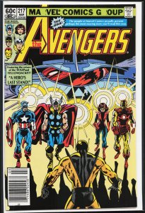 The Avengers #217 (1982) The Avengers