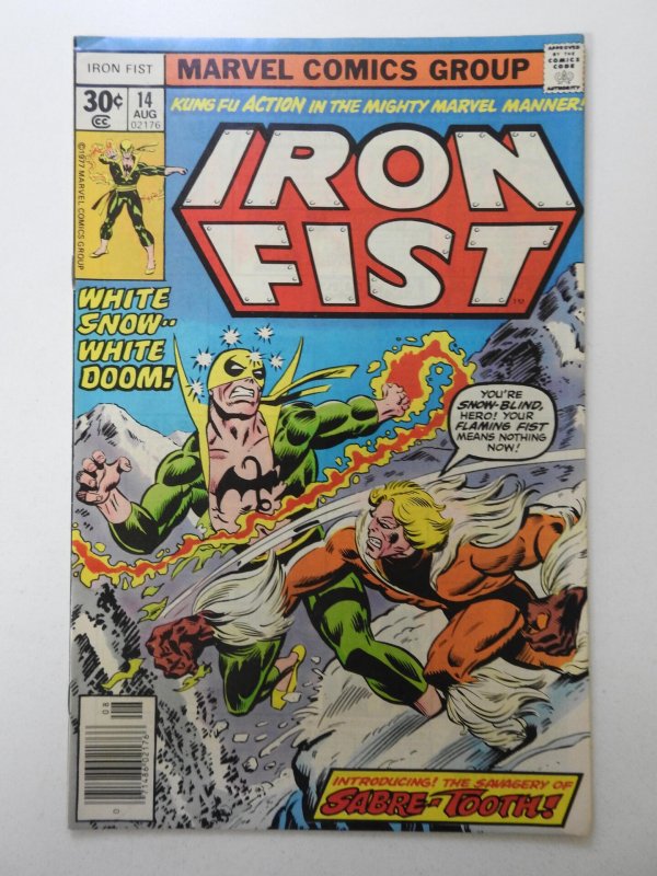 Iron Fist #14  (1977) 1st Appearance of Sabretooth!! Beautiful Fine- Condition!