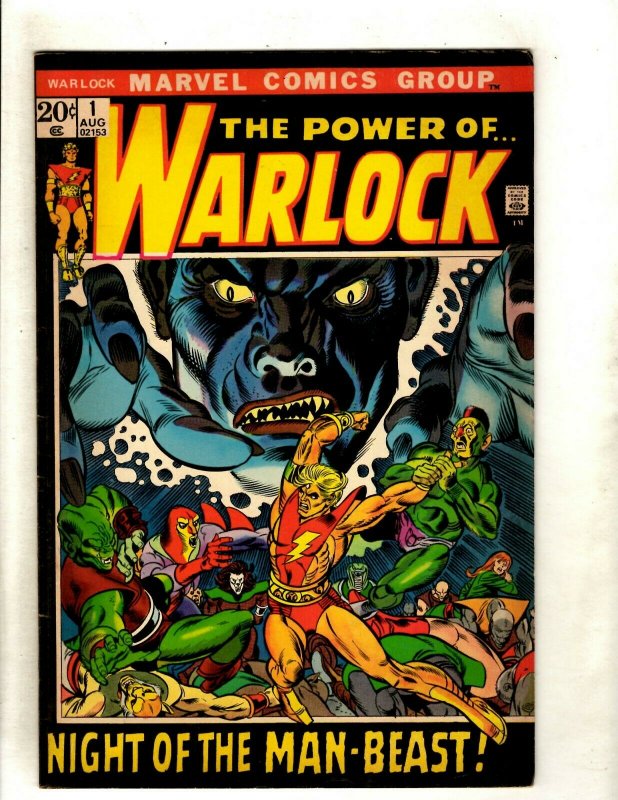 Warlock # 1 VF Comic Book Thor Hulk Avengers GIk Kane Iron Man Power Of RS2