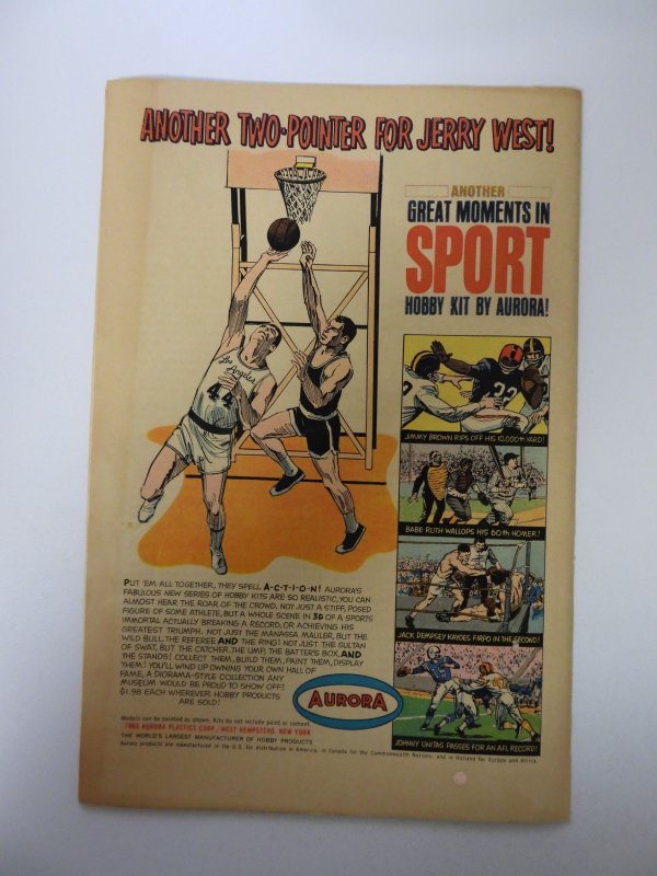 The X-Men #19 (1966) FN condition stain back cover