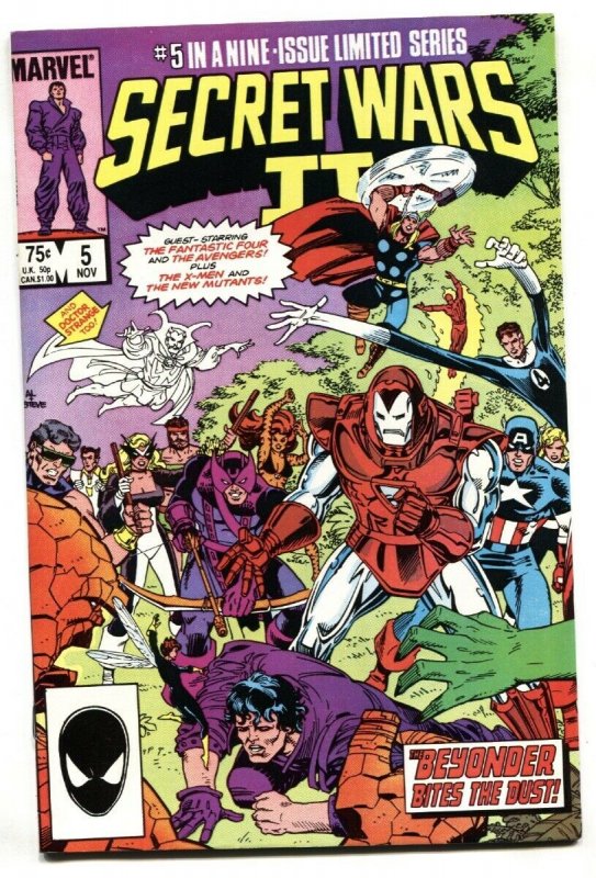 SECRET WARS II #5 1985 1st appearance of BOOM BOOM-NM- 