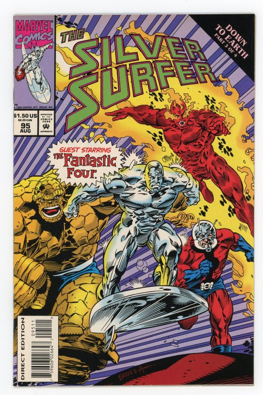 Silver Surfer #95 (1987 v3) Ant-Man Human Torch NM