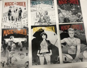 The Magic Order (2018) Set Issue # 1-6 Black & White • Image Comics •Mark Millar