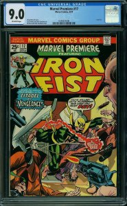 Marvel Premiere #17 (1974) CGC 9.0 VFNM